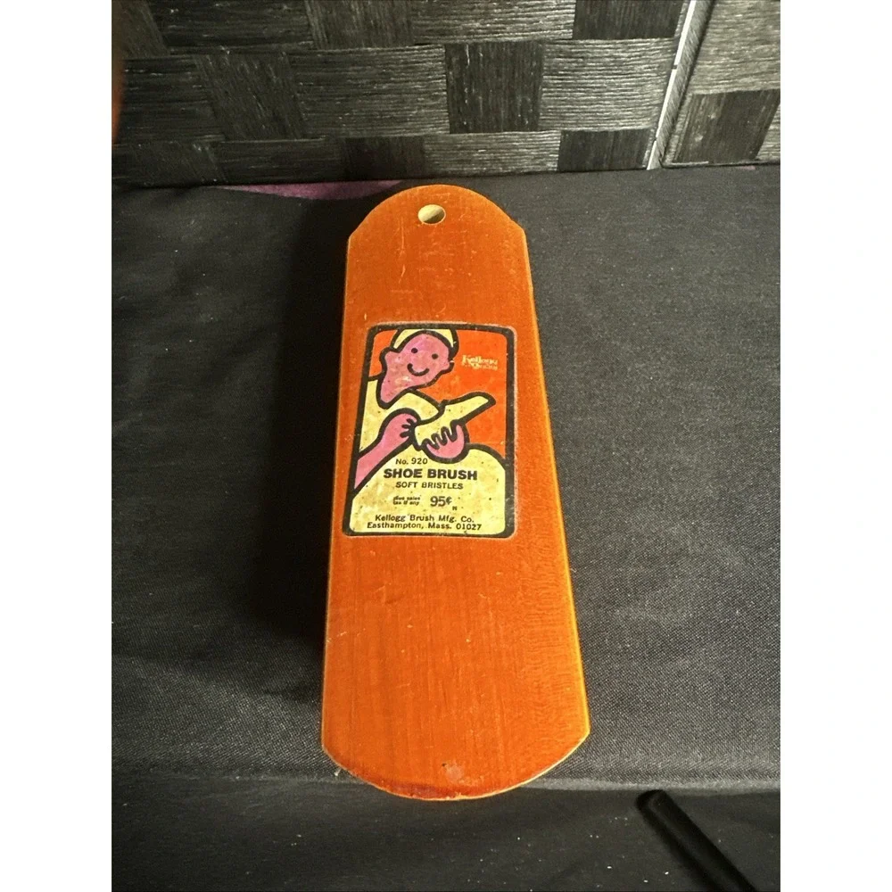 Vintage Shoe Brush Kellogg Great Graphics